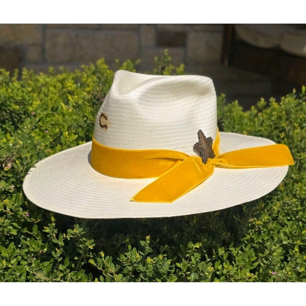 Charlie 1 Horse 10X Premier Lone Star Love Straw Cowboy Hat, 55, 6 7/8
